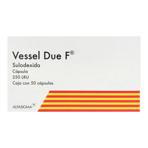 Vessel Due F 25Mg Con 50 Capsulas (Sulodexida)