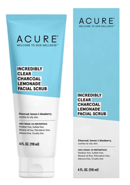 Acure Exfoliante Facial Con Carbon Y Limonada 118Ml