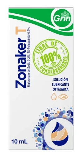 Zonaker T Gotas 0.2% 10Ml (Hialuronato De Sodio/Polisacarido) - WeCare Pharma
