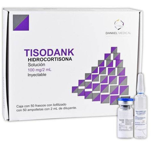 Tisodank Frasco 100Mg/2Ml Con 1 Ampulas (Hidrocortisona) - WeCare Pharma