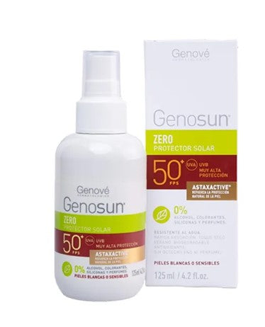 Genosun Zero Protector Solar Fps50 Spray 125Ml