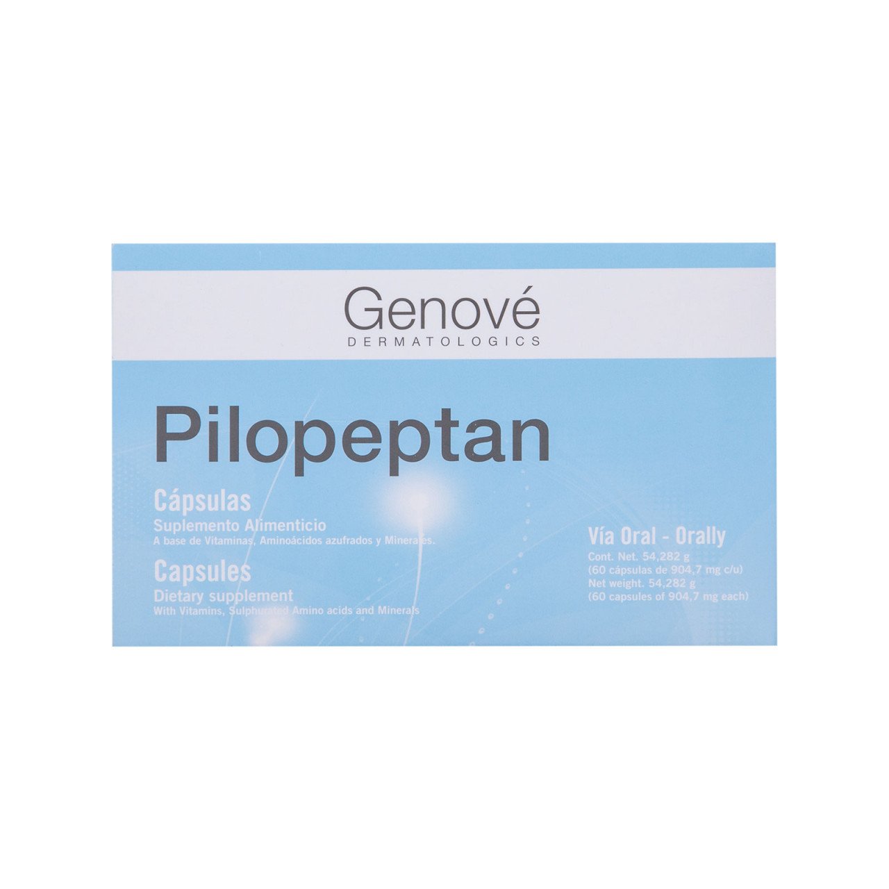 Genové Pilopeptan 650Mg Con 60 Capsulas