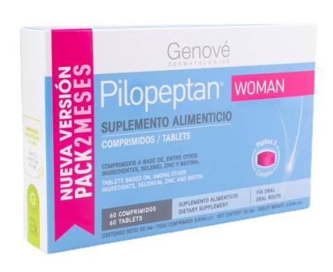 Genové Pilopeptan Woman Pack Con 60 Comprimidos - WeCare Pharma