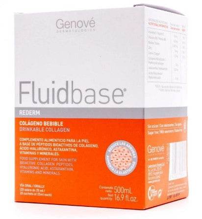 Fluidbase Rederm Colageno Bebible 500Ml Con 20Sobres - WeCare Pharma