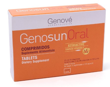 Genosun Oral 720Mg Con 30 Tabletas