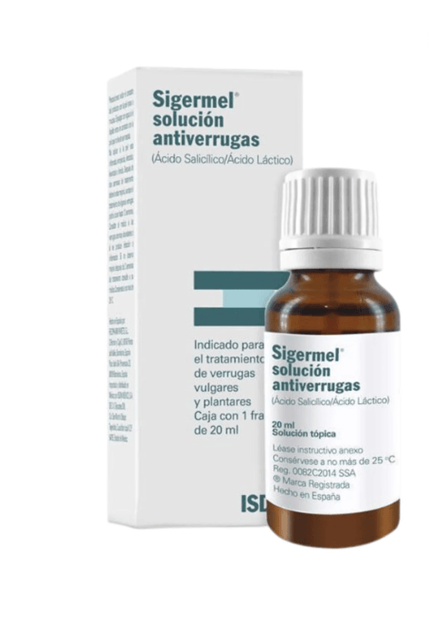 Sigermel Antiverrugas Solución 20Ml (Ac Salicilico/Lactico)