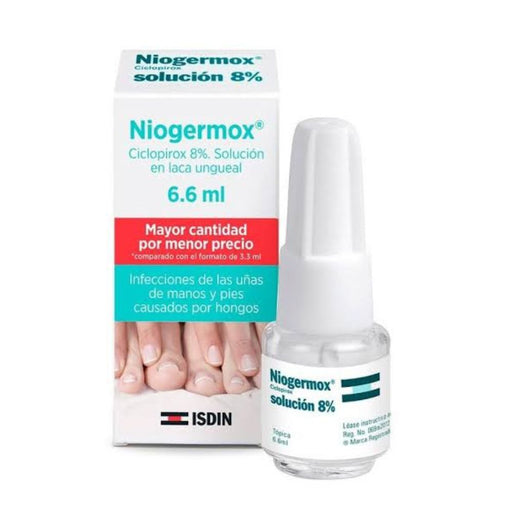 Isdin Niogermox 8% Solución Laca Ungeal 6.6Ml (Ciclopirox)