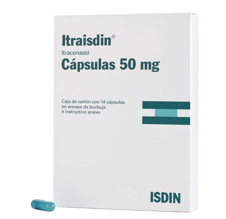 Itraisdin 50Mg Con 14 Capsulas (Itraconazol)