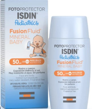 Isdin Pediatrics Fotoprotector Fusion Fluid Mineral Baby Fps50 50Ml