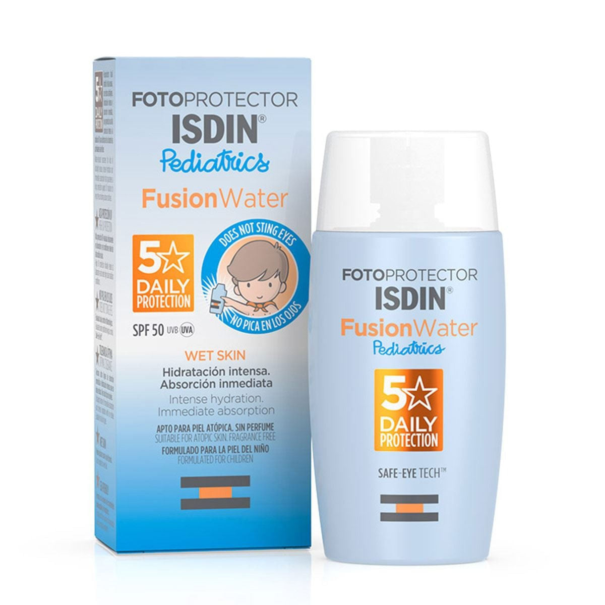 Isdin Pediatrics Fotoprotector Fusion Water Fps50 50Ml