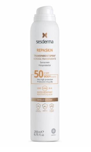 Sesderma Repaskin Fotoprotector Corporal Fps50 Transparente Aersol 200Ml - WeCare Pharma