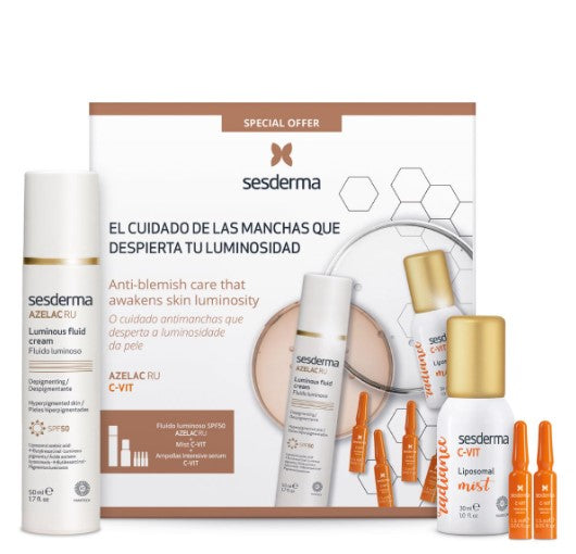 Sesderma Azelac Ru Crema 50Ml Fps50 Vitamina C 30Ml Vitamina C 4Amp