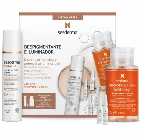 Sesderma Pack Azelac Ru Fluido Luminoso 50Ml+ Azelac Ru Ampolletas+ Sensyses - WeCare Pharma