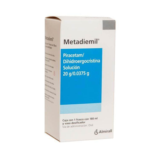 Metadiemil Solución 20G/0.0375G 180Ml (Piracetam/Dihidroergocristina) - WeCare Pharma