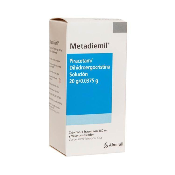 Metadiemil Solución 20G/0.0375G 180Ml (Piracetam/Dihidroergocristina) - WeCare Pharma