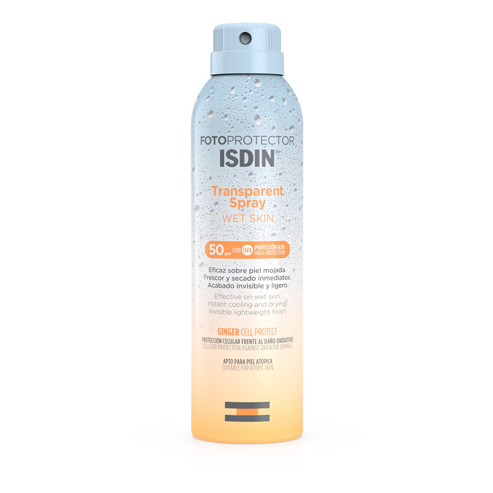 Isdin Fotoprotector Transparent Wet Skin Spray Fps50 250Ml