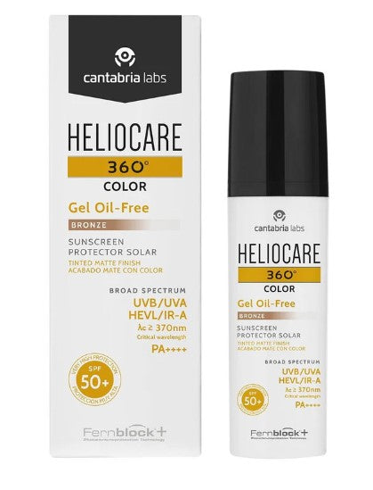 Cantabria Heliocare 360 Color Gel Oil Free Bronze Fps50 50Ml