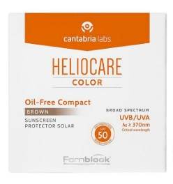 Cantabria Heliocare Compacto Oil Free Color Brown Fps50 10G - WeCare Pharma
