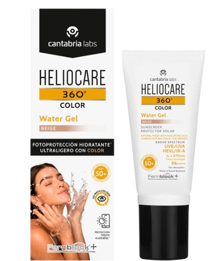 Cantabria Heliocare 360 Water Gel Color Beige Fps50 50Ml