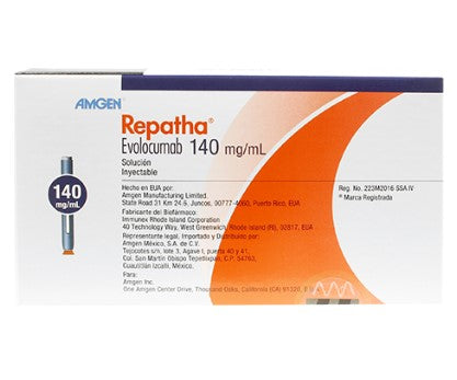 Repatha Jeringa 140Mg/Ml Con 1 (Evolocumab)