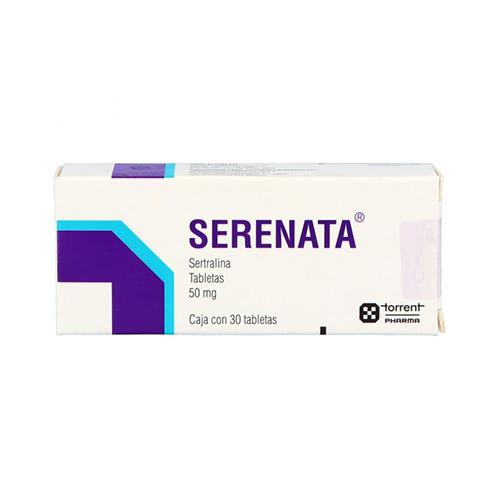 Serenata 50Mg Con 30 Tabletas (Sertralina)