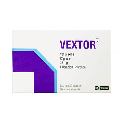 Vextor 75Mg Con 30 Capsulas (Venlafaxina)