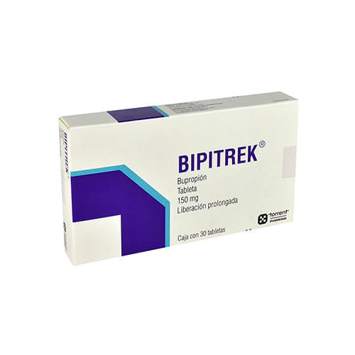 Bipitrek 150Mg Con 30 Tabletas (Bupropion)