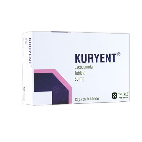 Kuryent 50Mg Con 14 Tabletas (Lacosamida)