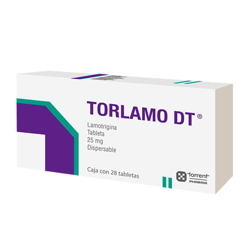 Torlamo Dt Disp 25Mg Con 28 Tabletas (Lamotrigina)