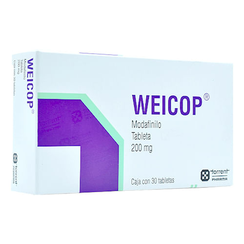 Weicop 200Mg Con 30 Tabletas (Modafinilo)