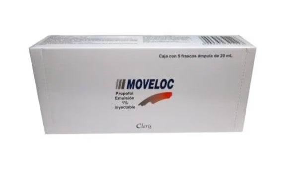Moveloc 200Mg 20Ml Con 5 Ampulas (Propofol) - WeCare Pharma