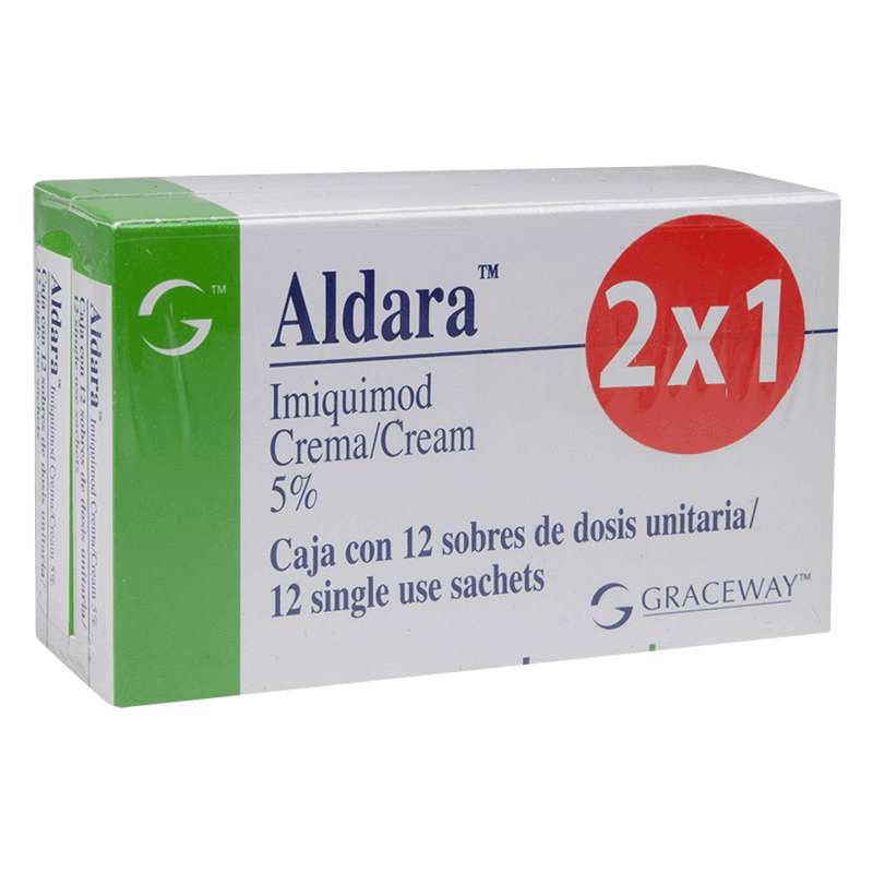 Aldara 2X1 Crema 5% Sobres Con 12 (Imiquimod) - WeCare Pharma