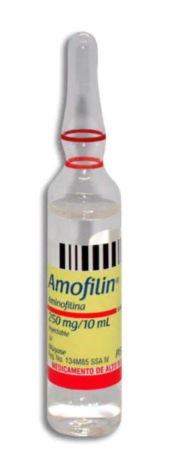 Amofilin 250Mg/10Ml Con 1 Ampulas (Aminofilina) - WeCare Pharma
