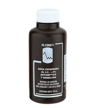 Agua Oxigenada Frasco 125Ml Alcomex