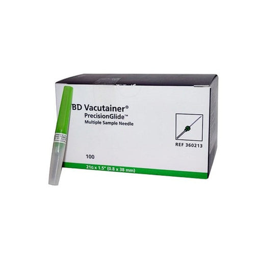 Aguja Bd Vacutainer Verde 21X38Mm Con 100 0130382903602132