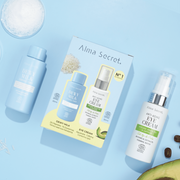 Alma Secret Cofre Contorno De Ojos Con Aguacate Cafeína Y Té Verde 30Ml+Dewy Milk Essence Tónico 8436568714332 Productos que contiene el kit