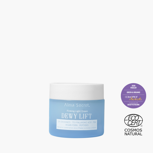 Alma Secret Dewy Lift Light Crema De Día Reafirmante Para Piel Normal A Mixta Con Exosomas 2% 50 Ml 8436568714363