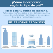 Alma Secret Dewy Lift Light Crema De Día Reafirmante Para Piel Normal A Mixta Con Exosomas 2% 50 Ml 8436568714363 tipos de piel