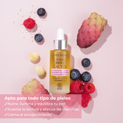 Alma Secret Rose Cactus Sérum-Aceite Facial Con Bakuchiol 2%, Cica Y Ácido Hialurónico 30 Ml 8436568713052 con cactus y frutos rojos