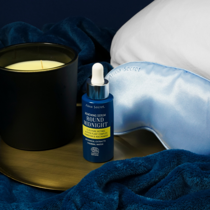 Alma Secret Round Midnight Sérum Facial Con Retinal Puro 0.1% Y Niacinamida 30 Ml, ambiente 8436568713038