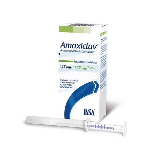 Amoxiclav (Amoxicilina/Acido Clavulanico) Suspensión 125/31.25/5Ml 60Ml 7501125109461