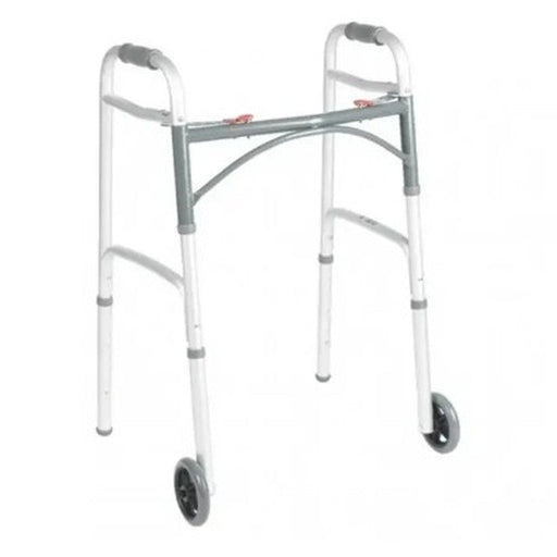 Andadera Aluminio Con Ruedas Altura Ajustable 07506393403181