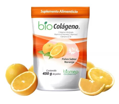 Bio Colageno Sabor Naranja Polvo 450G