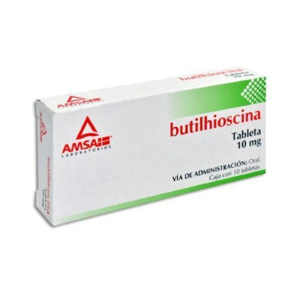 Butilhioscina 10Mg Tabletas Con 10 Amsa
