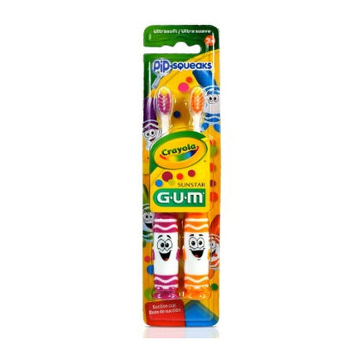 Cepillo Dental Gum Infantil Crayola Con 2 070942125611