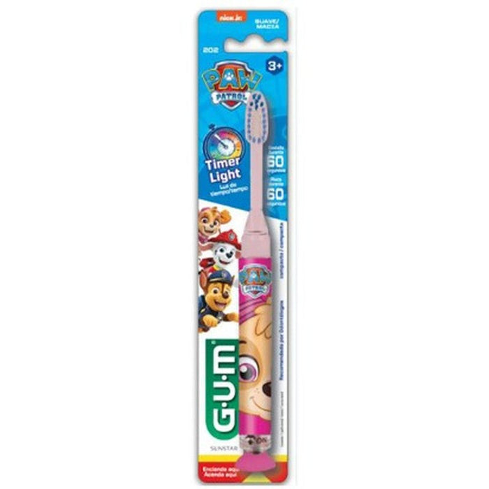 Cepillo Dental Gum Infantil Paw Patrol Con Luz 070942003315