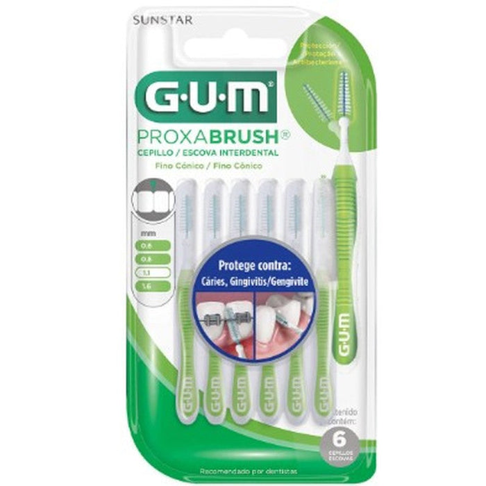 Cepillo Interdental Gum Proxa 1.1Mm Con 6 070942914147