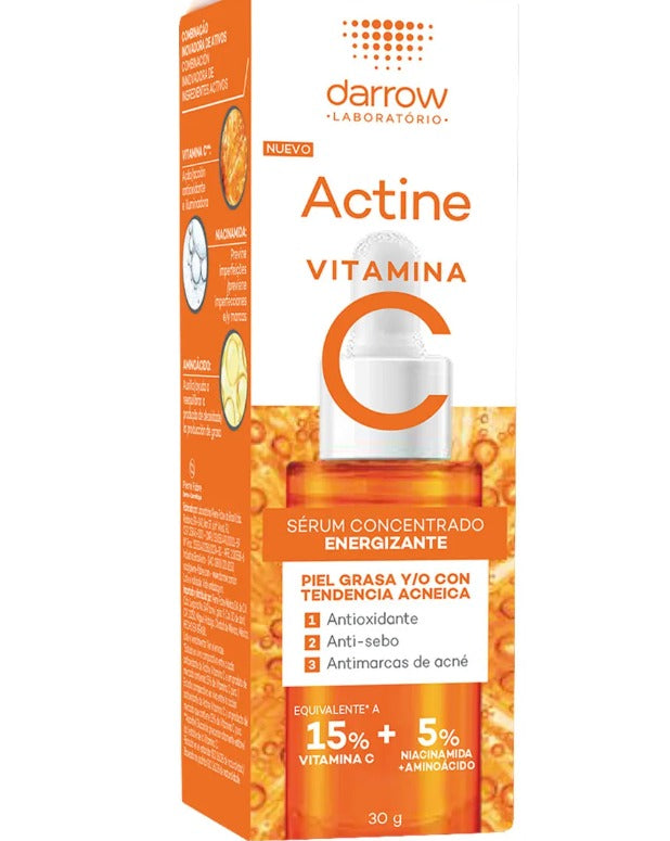 Darrow Actine Vitamina C Serum Piel Grasa 30G