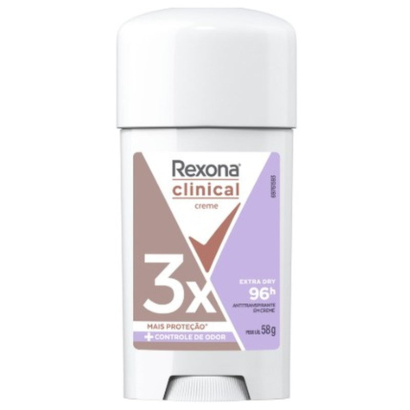 Desodorante Rexona Clinical Wom Extra Dry Stick 58G