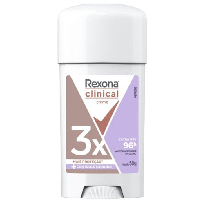 Desodorante Rexona Clinical Wom Extra Dry Stick 58G